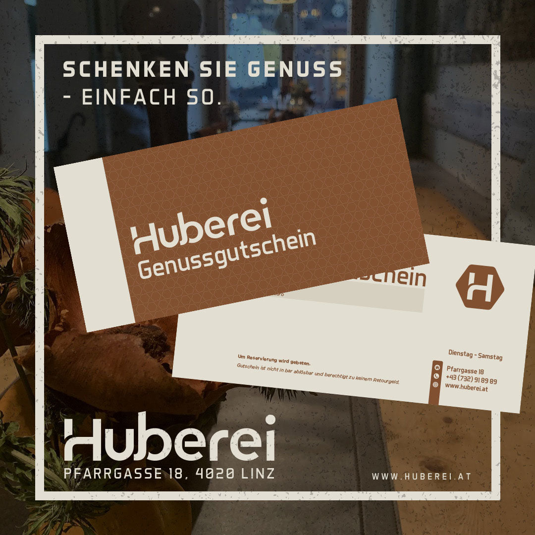 Gutschein Genussgutschein Huberei