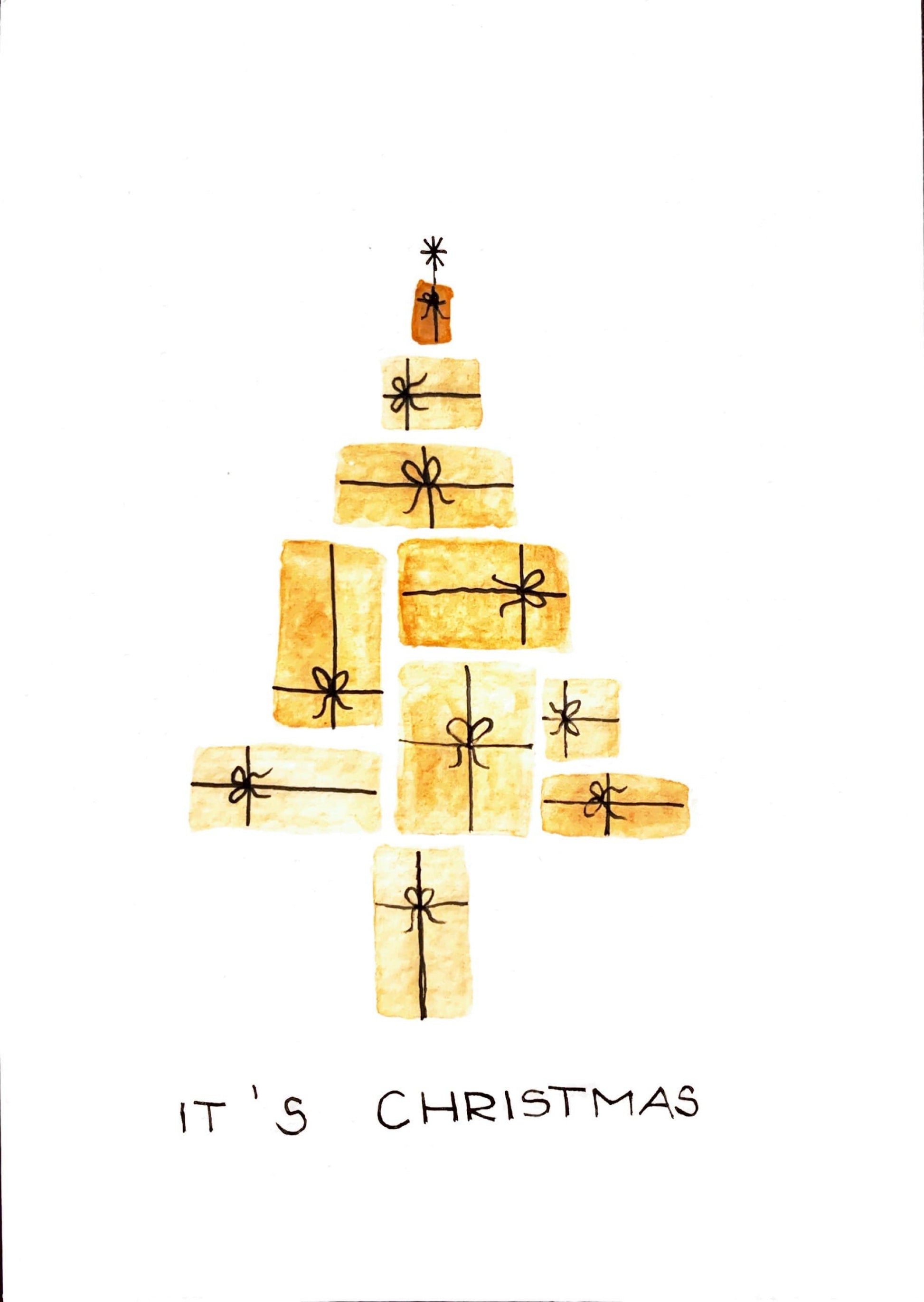 Karte Weihnachtsbaum